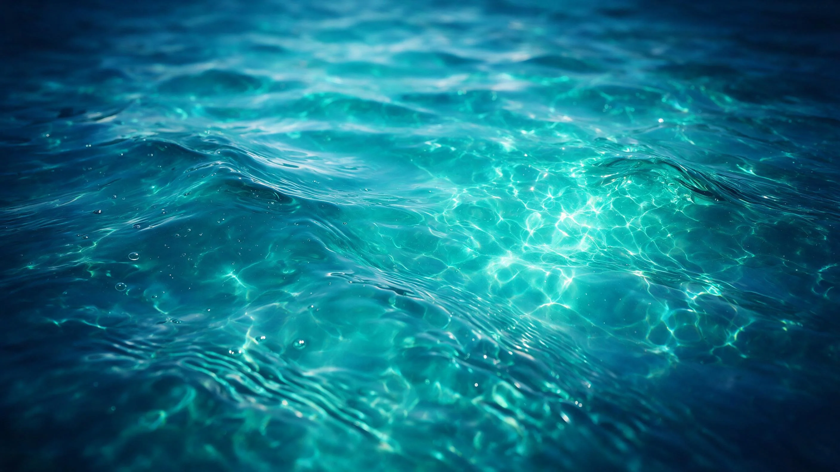 Water and hot tub setting